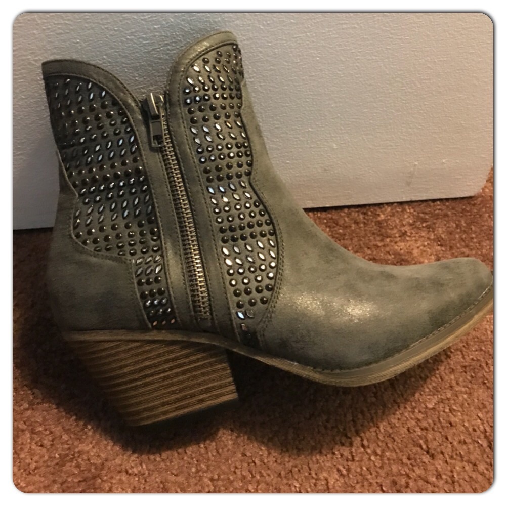 Studded booties
